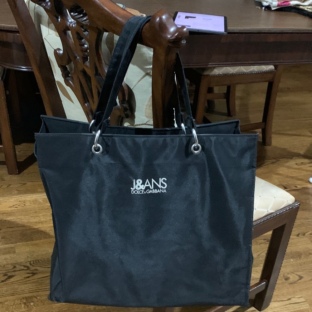 Dolce & Gabbana Black J&ANS Tote